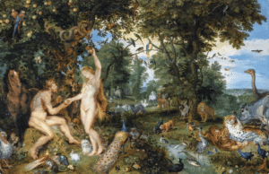 What is an Adam's Apple? Painting of Adam and Eve